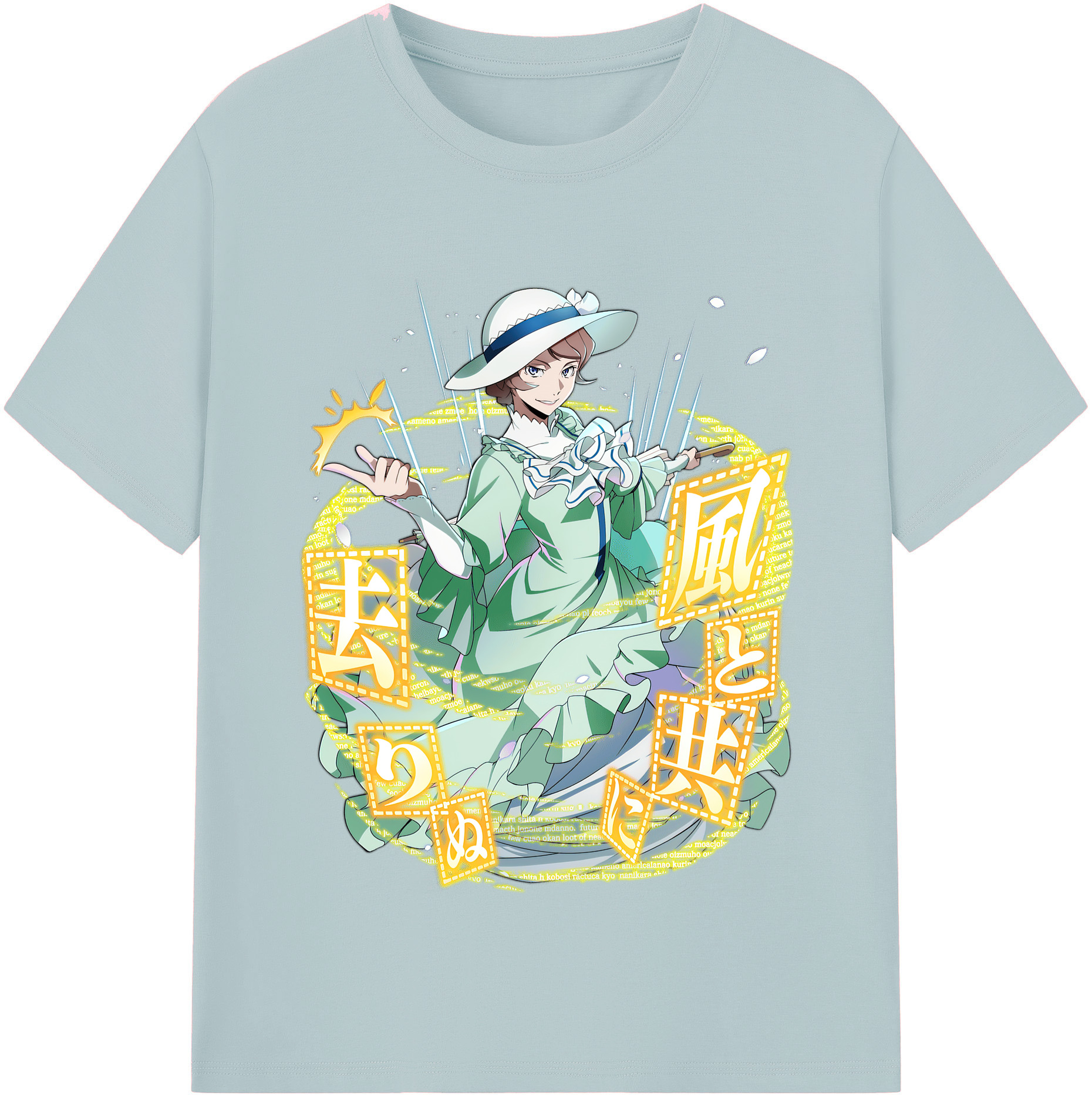 （画像用） 文豪ストレイドッグス Bungo Stray Dogs 綿100％半袖Tシャツ（フロントプリント）